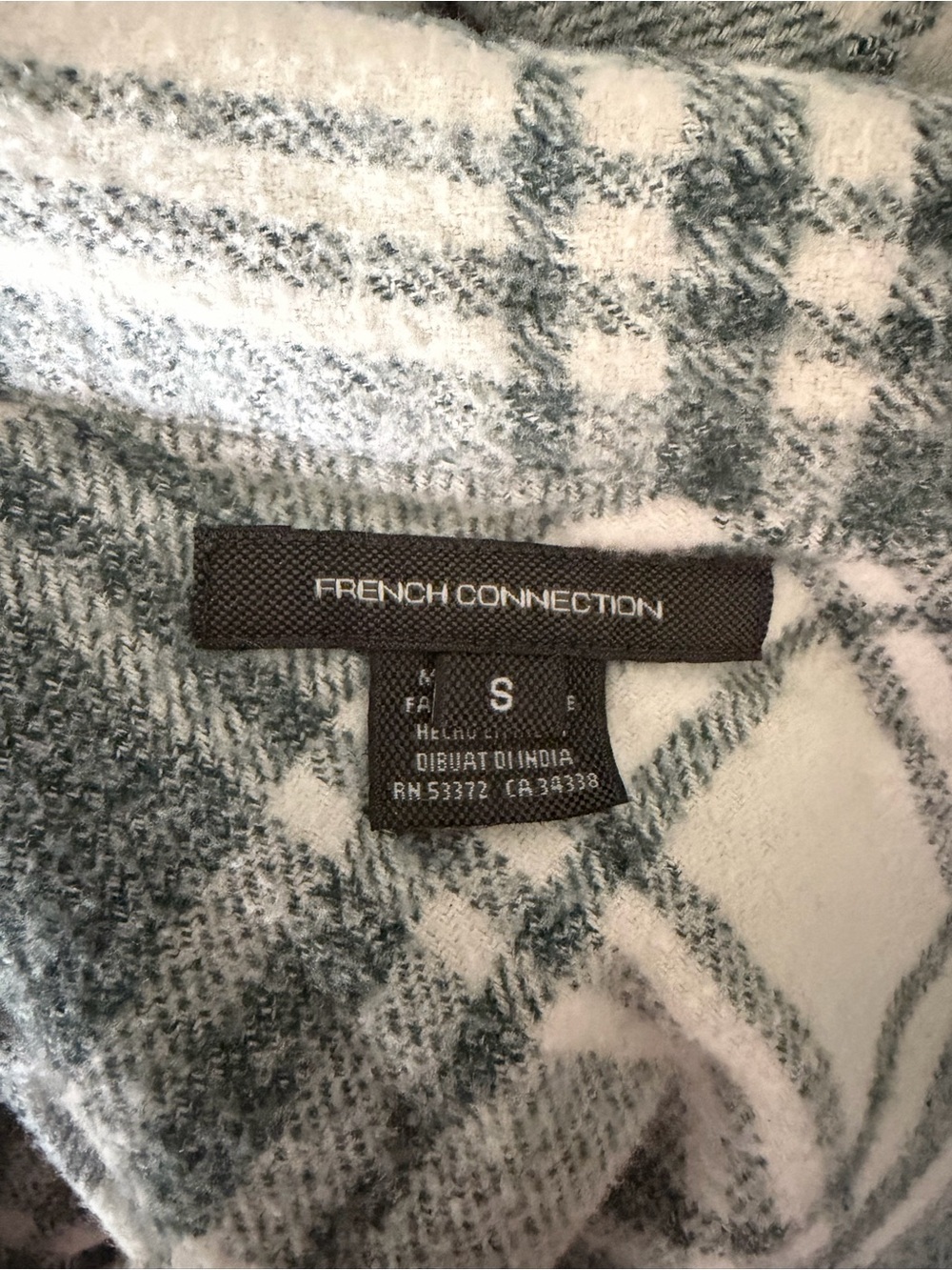 French Connection Flannel Shacket - Picture 10 of 12